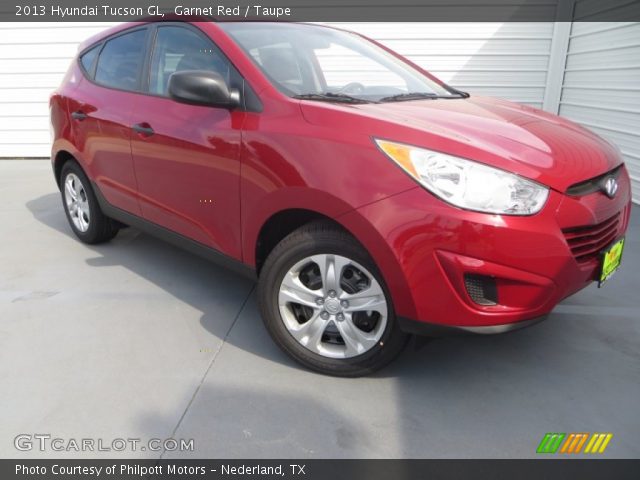 2013 Hyundai Tucson GL in Garnet Red