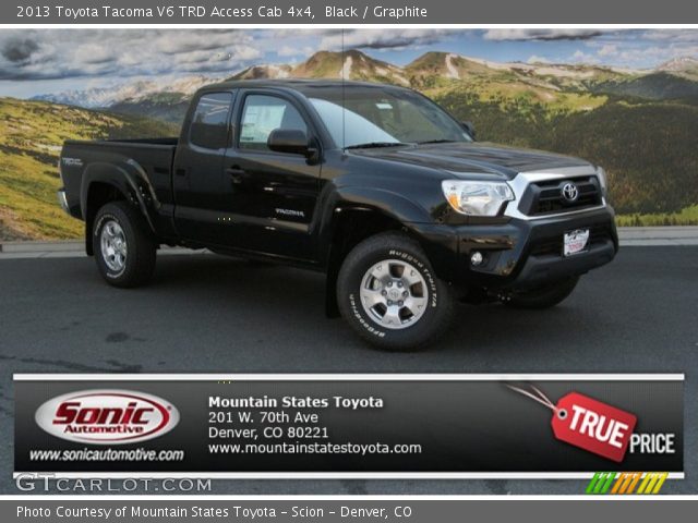 2013 Toyota Tacoma V6 TRD Access Cab 4x4 in Black
