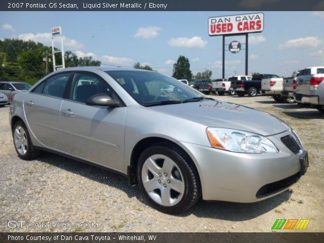 2007 Pontiac G6 Sedan in Liquid Silver Metallic