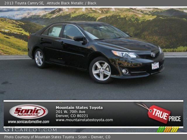 2013 Toyota Camry SE in Attitude Black Metallic