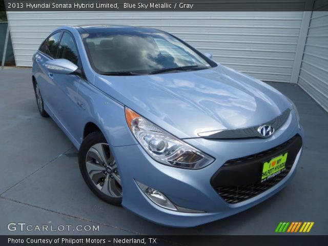 2013 Hyundai Sonata Hybrid Limited in Blue Sky Metallic