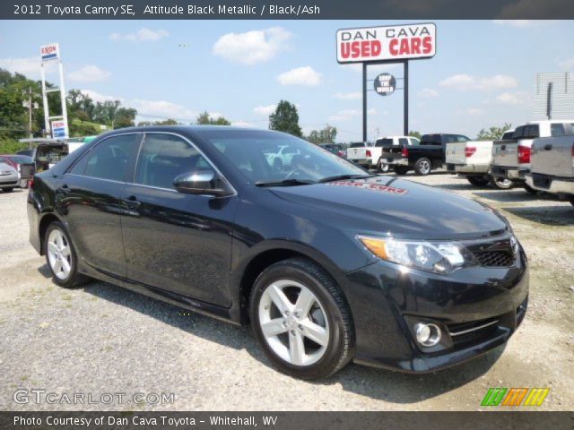 2012 Toyota Camry SE in Attitude Black Metallic