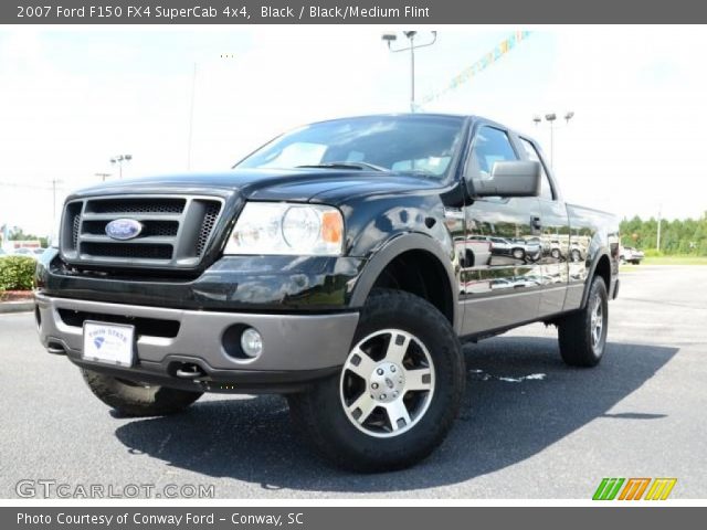 2007 Ford F150 FX4 SuperCab 4x4 in Black