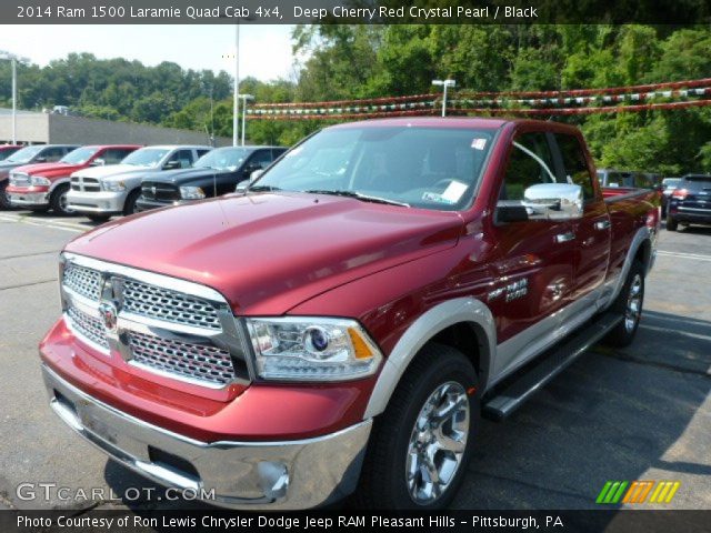 2014 Ram 1500 Laramie Quad Cab 4x4 in Deep Cherry Red Crystal Pearl