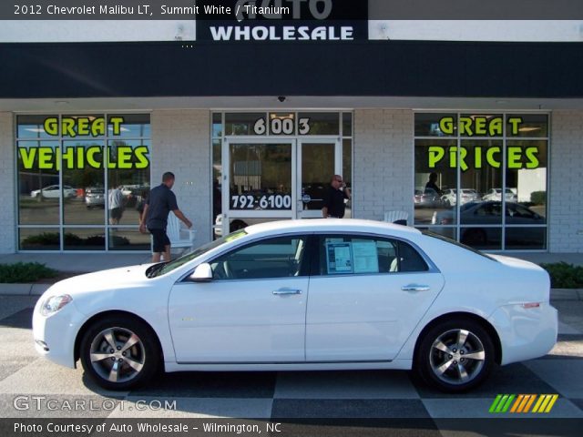 2012 Chevrolet Malibu LT in Summit White