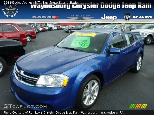 2012 Dodge Avenger SXT in Blue Streak Pearl