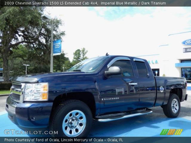 2009 Chevrolet Silverado 1500 LS Extended Cab 4x4 in Imperial Blue Metallic