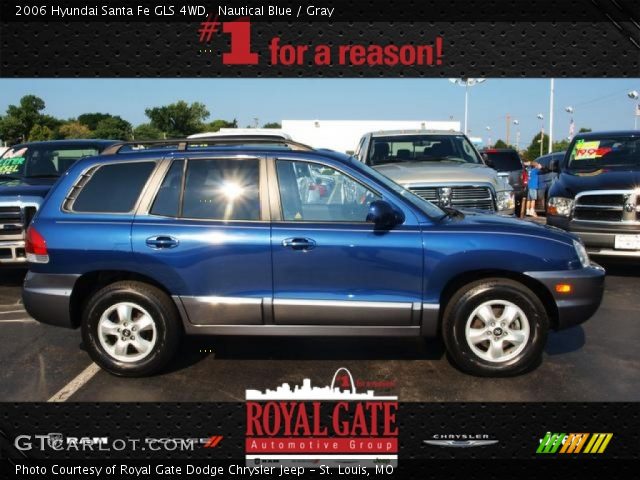 2006 Hyundai Santa Fe GLS 4WD in Nautical Blue