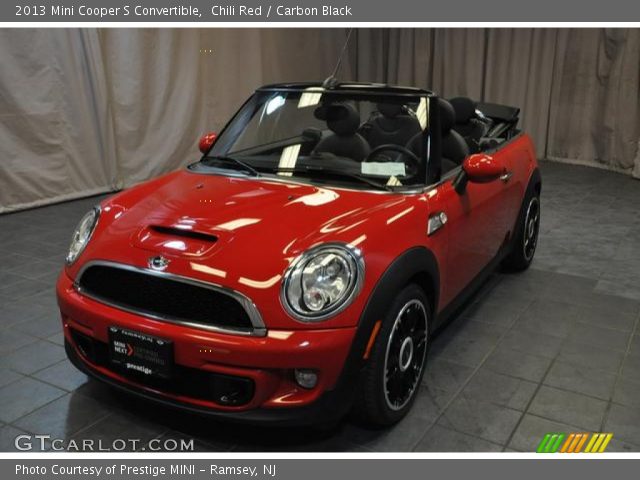 2013 Mini Cooper S Convertible in Chili Red