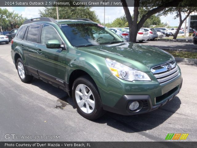 2014 Subaru Outback 2.5i Premium in Cypress Green Pearl