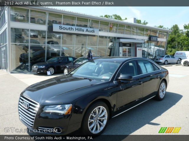 2012 Audi A8 L 4.2 quattro in Phantom Black Pearl Effect