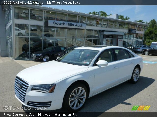 2012 Audi A8 L 4.2 quattro in Ibis White