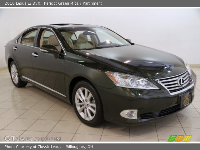 2010 Lexus ES 350 in Peridot Green Mica