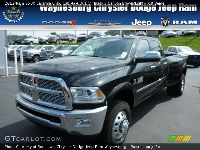 2013 Ram 3500 Laramie Crew Cab 4x4 Dually in Black