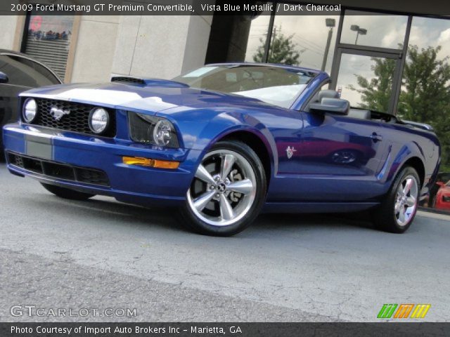 2009 Ford Mustang GT Premium Convertible in Vista Blue Metallic