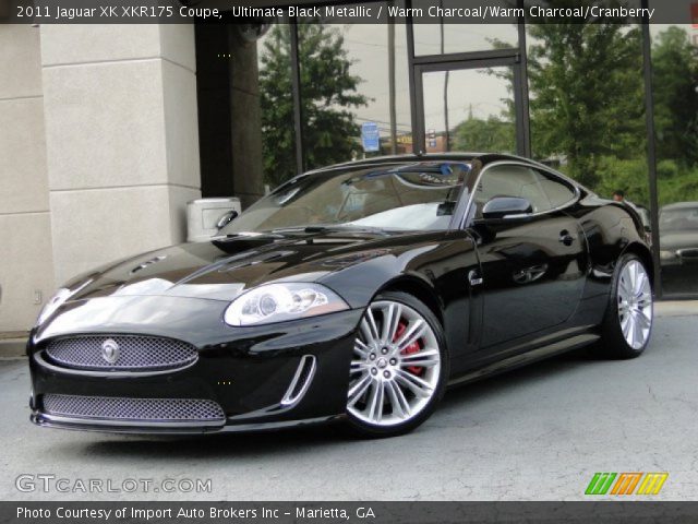 2011 Jaguar XK XKR175 Coupe in Ultimate Black Metallic