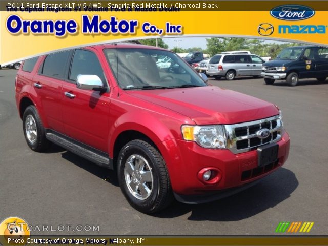 2011 Ford Escape XLT V6 4WD in Sangria Red Metallic