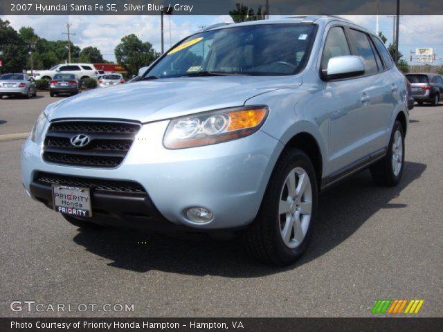 2007 Hyundai Santa Fe SE in Silver Blue