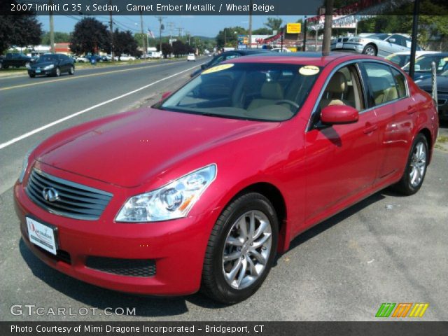 2007 Infiniti G 35 x Sedan in Garnet Ember Metallic