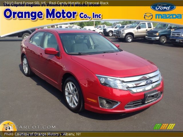 2010 Ford Fusion SEL V6 in Red Candy Metallic