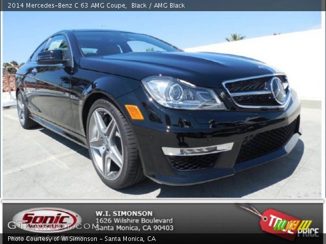 2014 Mercedes-Benz C 63 AMG Coupe in Black