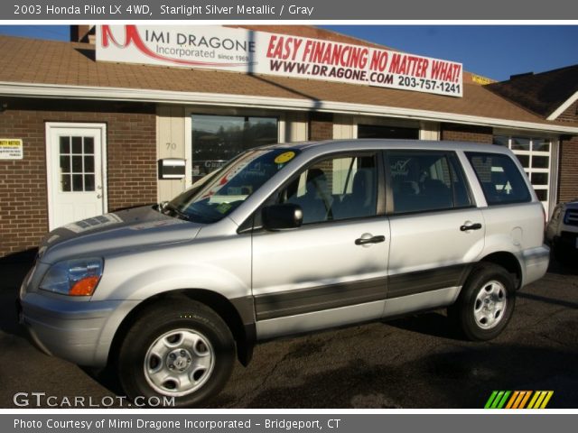 2003 Honda Pilot LX 4WD in Starlight Silver Metallic