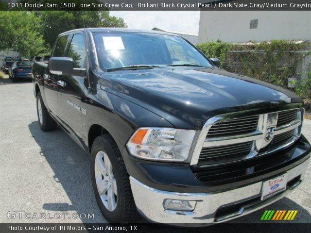 2011 Dodge Ram 1500 Lone Star Crew Cab in Brilliant Black Crystal Pearl