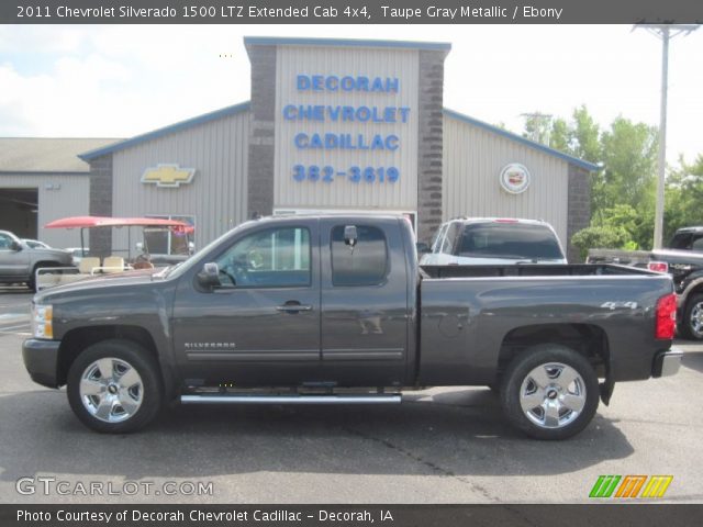 2011 Chevrolet Silverado 1500 LTZ Extended Cab 4x4 in Taupe Gray Metallic