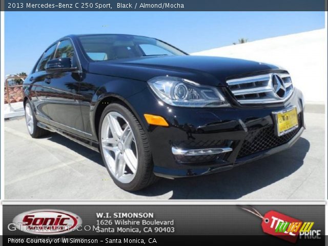 2013 Mercedes-Benz C 250 Sport in Black