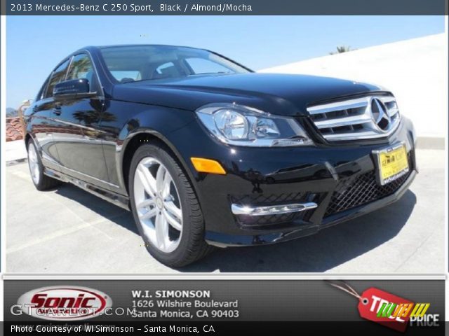 2013 Mercedes-Benz C 250 Sport in Black