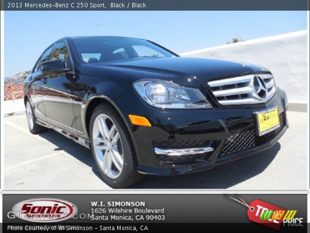 2013 Mercedes-Benz C 250 Sport in Black