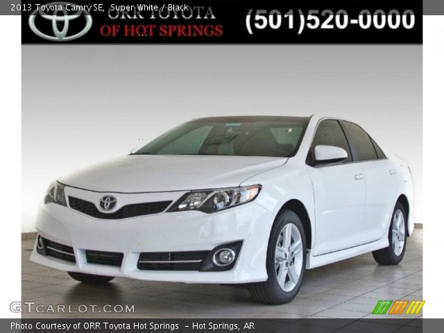 2013 Toyota Camry SE in Super White