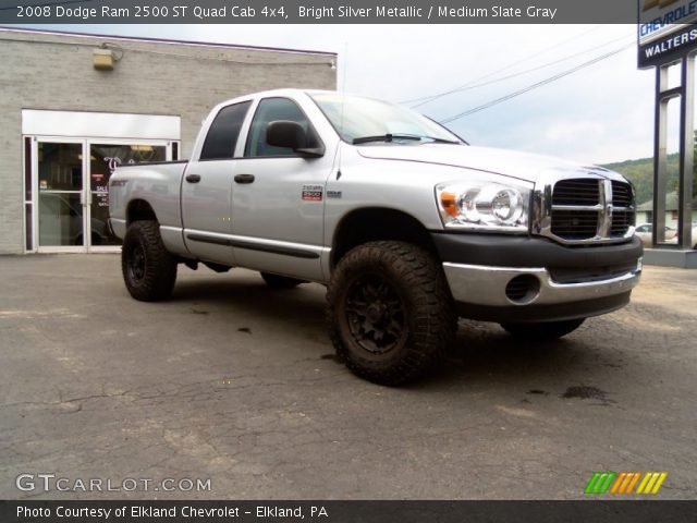 2008 Dodge Ram 2500 ST Quad Cab 4x4 in Bright Silver Metallic