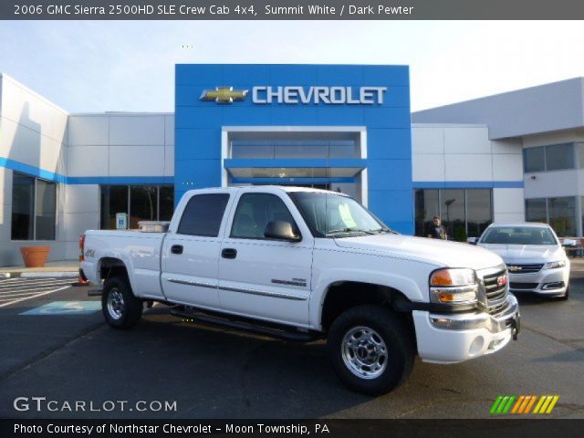 2006 GMC Sierra 2500HD SLE Crew Cab 4x4 in Summit White