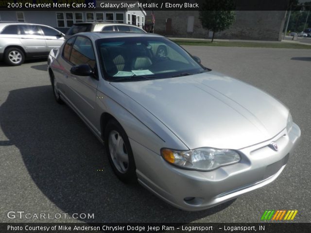 2003 Chevrolet Monte Carlo SS in Galaxy Silver Metallic