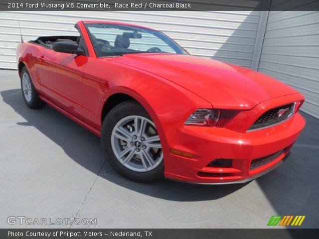 2014 Ford Mustang V6 Convertible in Race Red