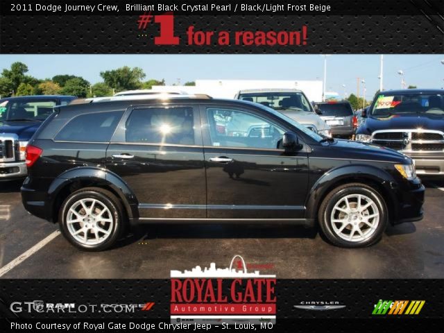 2011 Dodge Journey Crew in Brilliant Black Crystal Pearl