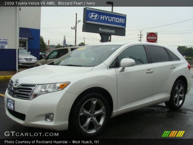 2009 Toyota Venza V6 AWD in Blizzard Pearl