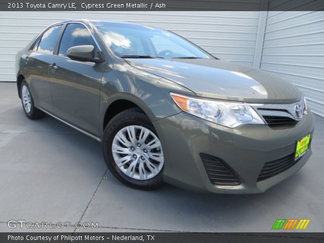 2013 Toyota Camry LE in Cypress Green Metallic