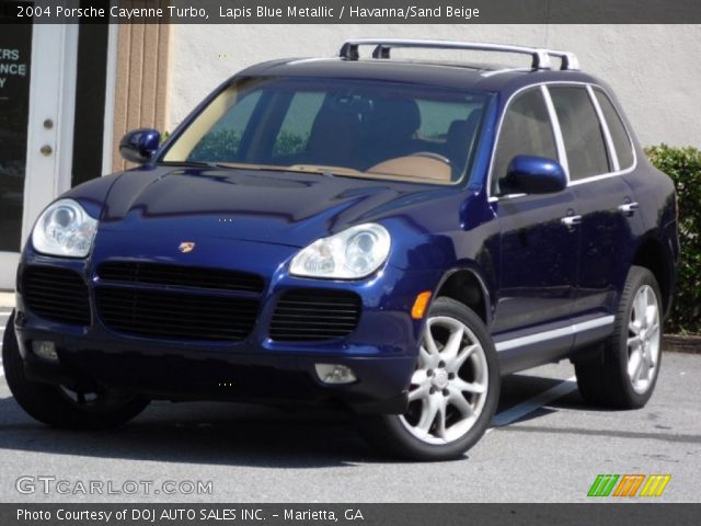 2004 Porsche Cayenne Turbo in Lapis Blue Metallic