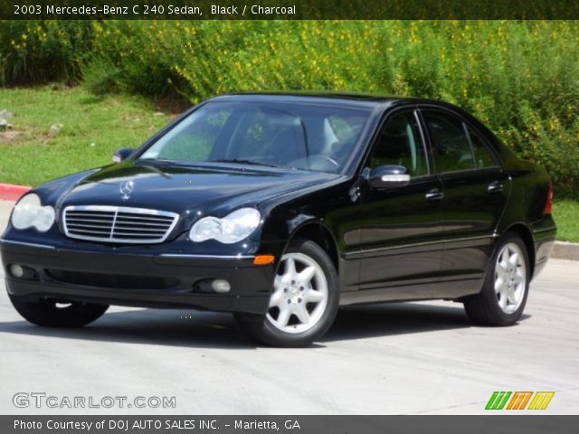 2003 Mercedes-Benz C 240 Sedan in Black