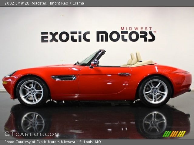 2002 BMW Z8 Roadster in Bright Red