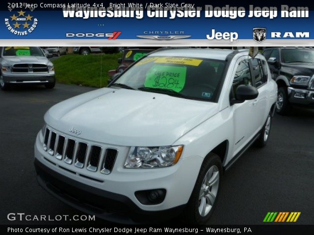 2012 Jeep Compass Latitude 4x4 in Bright White