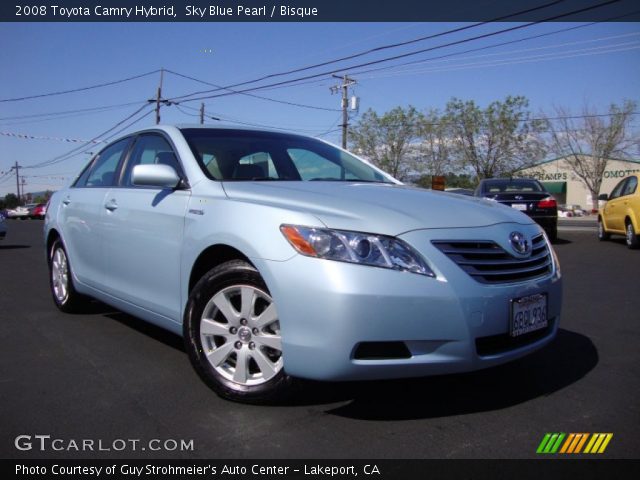 2008 Toyota Camry Hybrid in Sky Blue Pearl