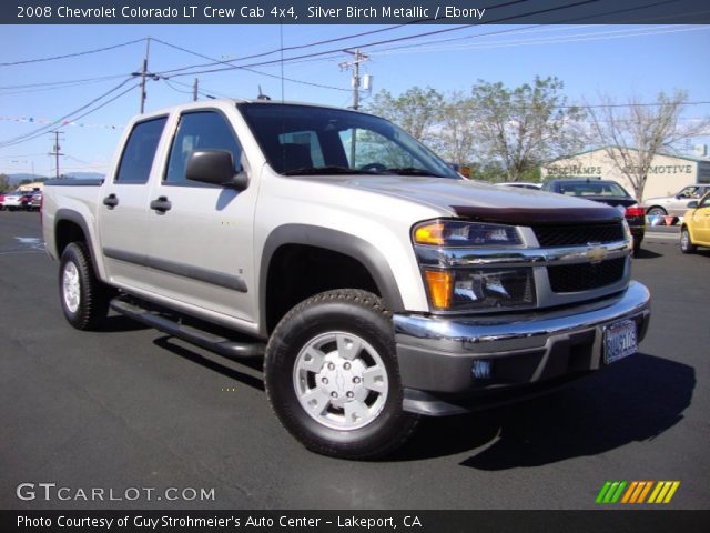 2008 Chevrolet Colorado LT Crew Cab 4x4 in Silver Birch Metallic