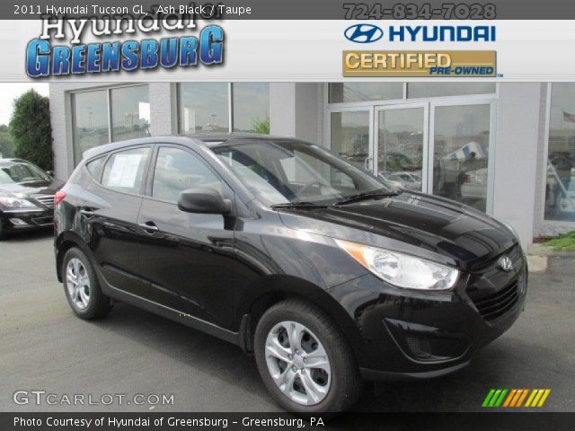 2011 Hyundai Tucson GL in Ash Black