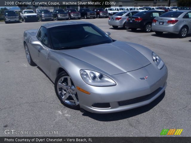 2008 Chevrolet Corvette Coupe in Machine Silver Metallic
