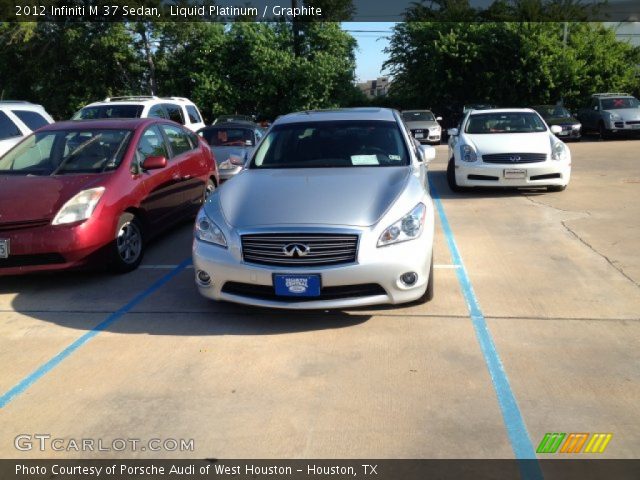 2012 Infiniti M 37 Sedan in Liquid Platinum