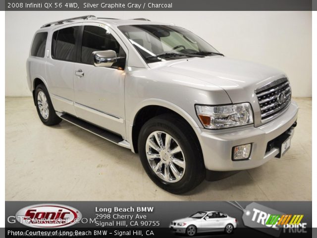 2008 Infiniti QX 56 4WD in Silver Graphite Gray