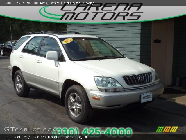 2002 Lexus RX 300 AWD in White Gold Crystal